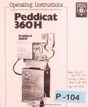 Peddinghaus-Peddicat-Peddinghaus PeddiCat 360H, 210 Super II Punch & Shear, Operation & Parts Manual-210-360H-Super II-01